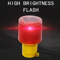 Lumière de secours solaire LED, tour de circulation solaire, grue, voyant d'avertissement, ampoule LED pour chantier de Construction, port, route, lampe Marine 3