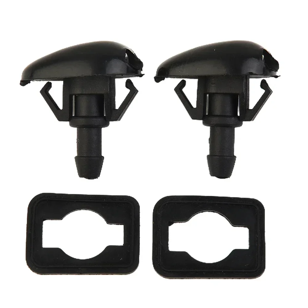 Car Windshield Wiper Washer Spray Nozzle 2Pcs For Nissan X-Trail T30 2000-2007 For Frontier D22 1998-2004 Sentra B15 2000-06 front wiper washer nozzle