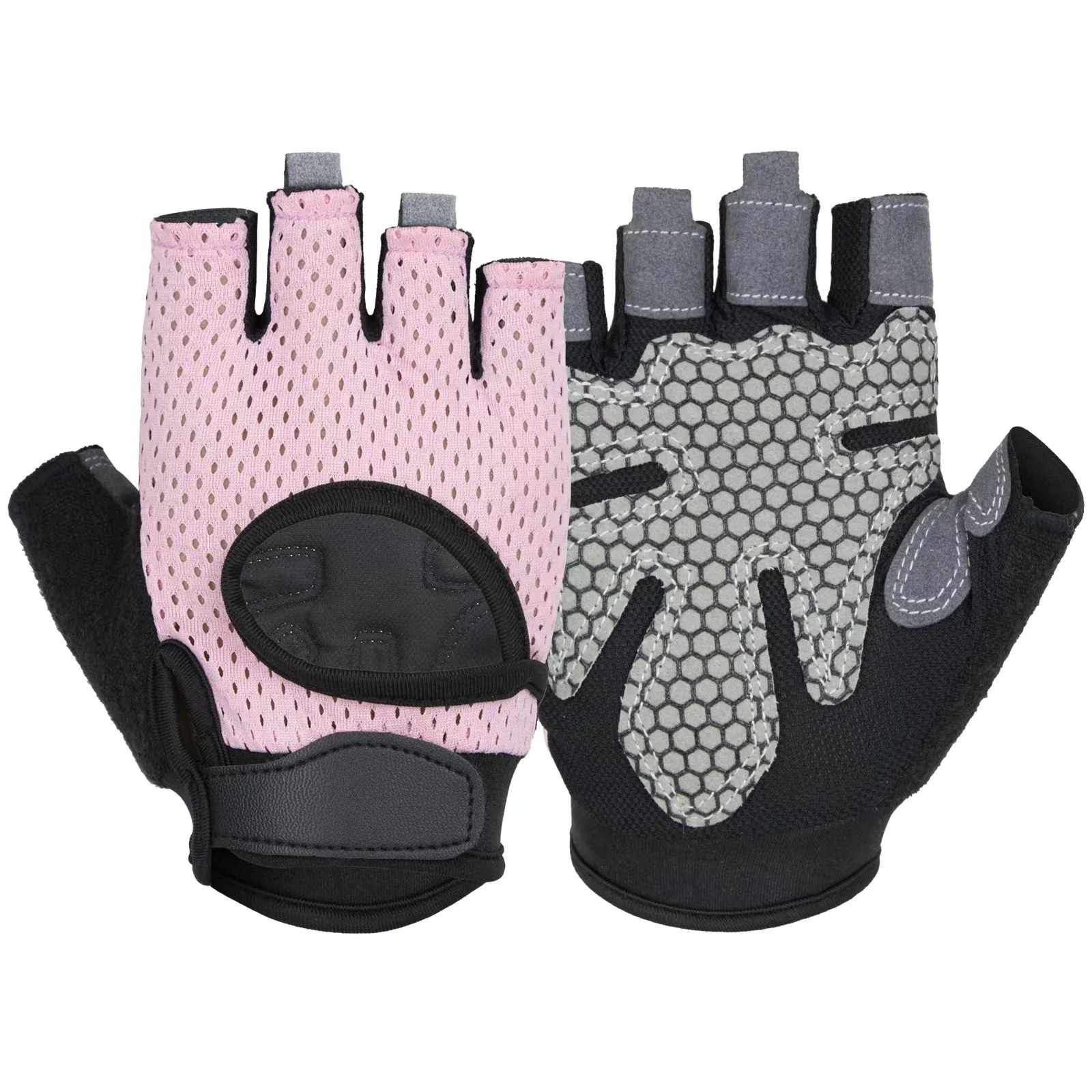 

WeightLifting Gym Gloves Fitness Half Finger Anti-Slip Breathable Bicycle Motorcycle Cycling Gloves Shockproof Road Bike fitness