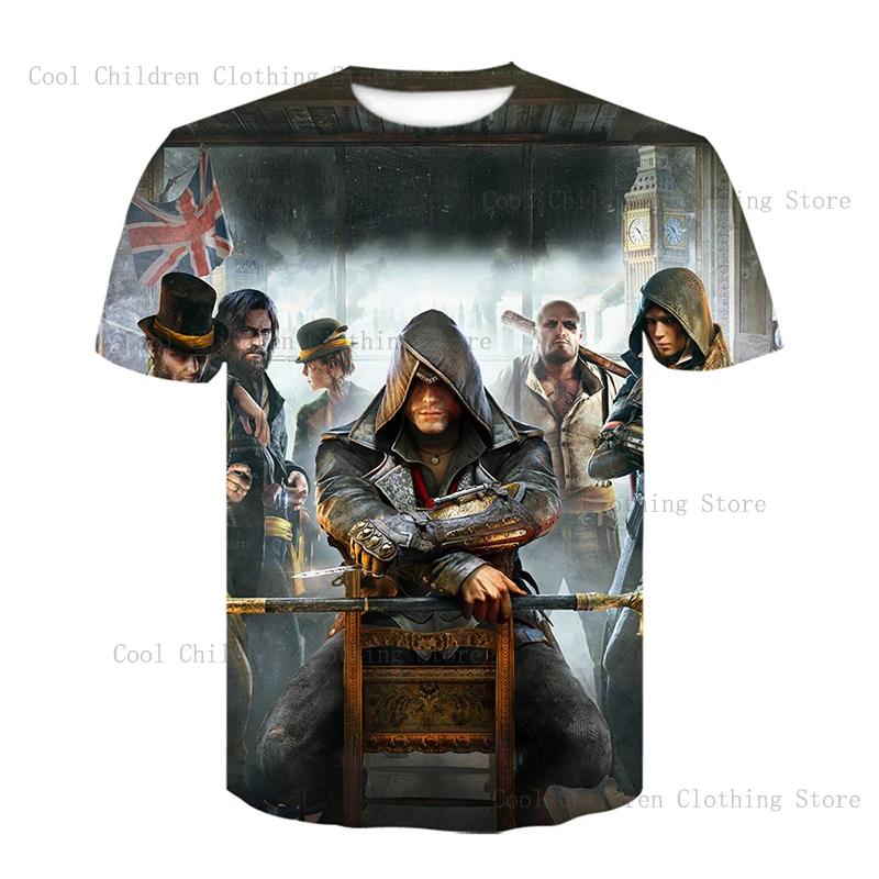 Game Assassin Creed Legends T-shirts 3D Print Men Women Short sleeve O-neck Tshirts Hip Hop streetwear Fashion Casual Top Tee 5