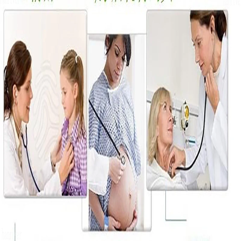 Multifunctional two-tube professional stethoscope fetal heart monitor pregnant women charge doppler no radiation measurement fet