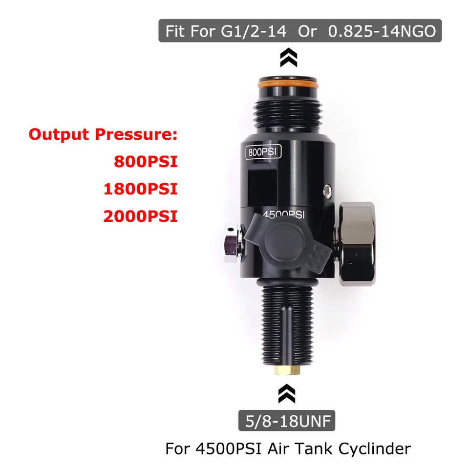 ADAPTATEUR RÉSERVOIR DE paintball CO2 vanne régulateur d'air avec