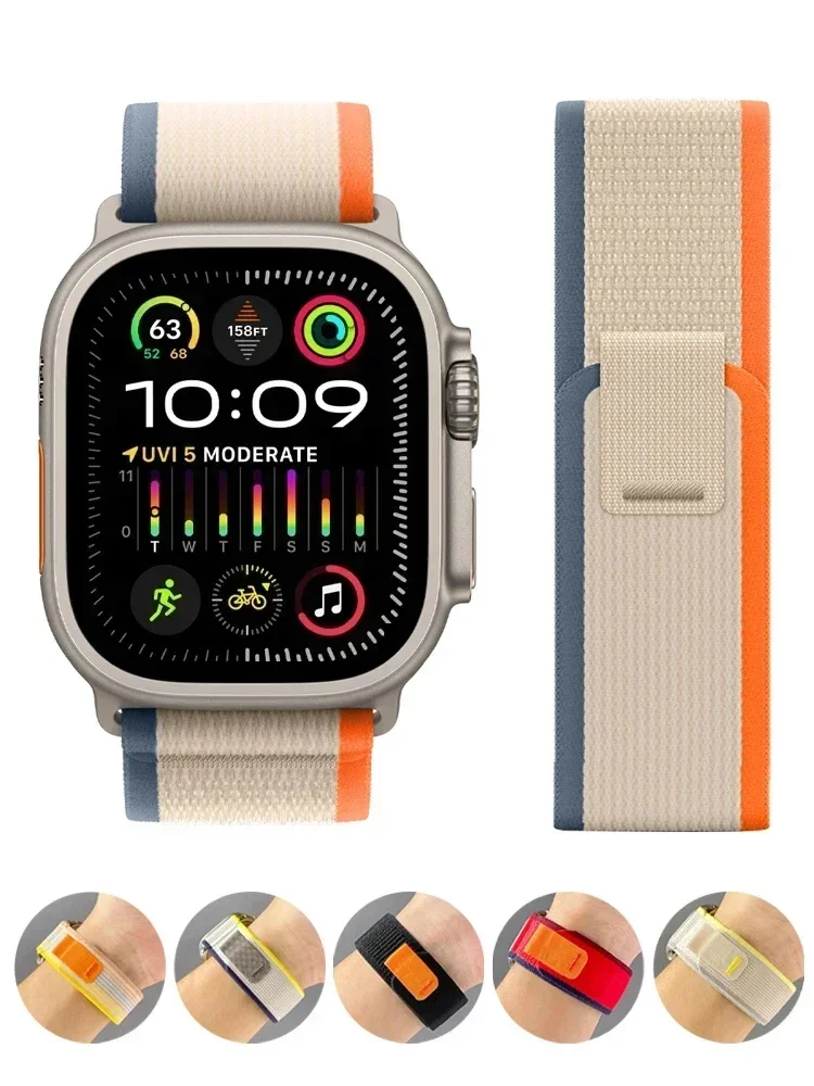 Watch strap for Apple watch Ultra 2 band 49mm 44mm 45mm 40mm 41mm 38mm 42mm 45 44 mm iWatch series 8 9 7 6 5 3 se