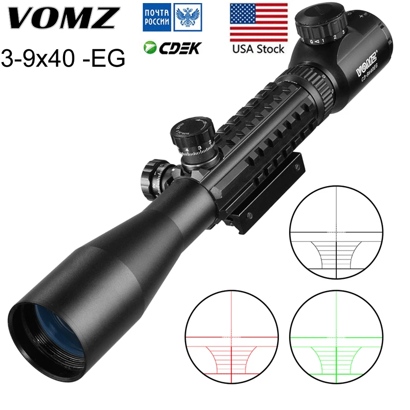 Vomz 39x40 Eg Jacht Tactical Riflescope Met 20mm Slide Richtkruis