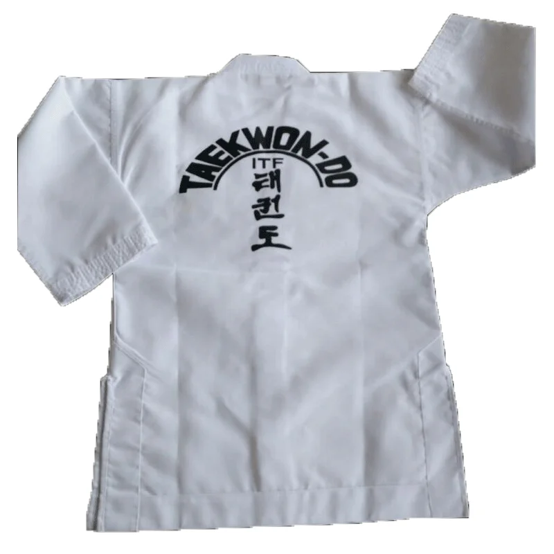 ITF Approve Taekwondo Student Doboks Suit Martial Arts Taekwondo Clothes Long Sleeve uniform