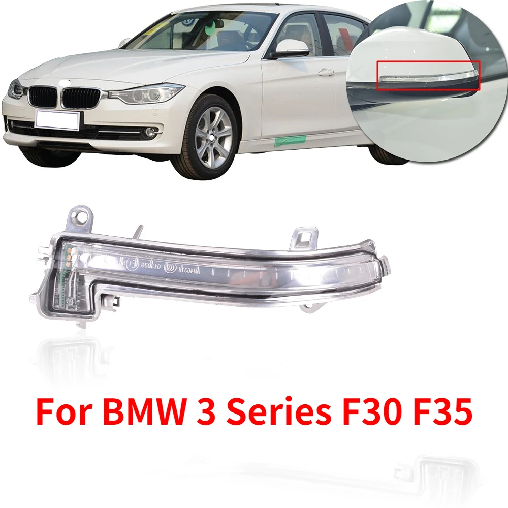 

Зеркало заднего вида Kamshing для BMW 3 серии F30 F35 светодиодный Светодиодная лампа для Зеркала бокового вида, сигнал поворота, фотосвет 63137280772