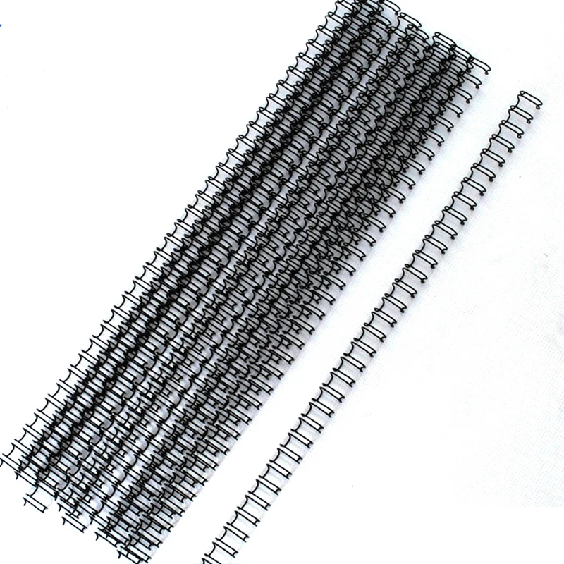 Metal Double Coil Binding Wire Loop 20pcs 3:1 Pitch 6.4/7.9mm Calendar Loose-Leaf Notebook Spring Iron Ring Machine Binder Accessories
