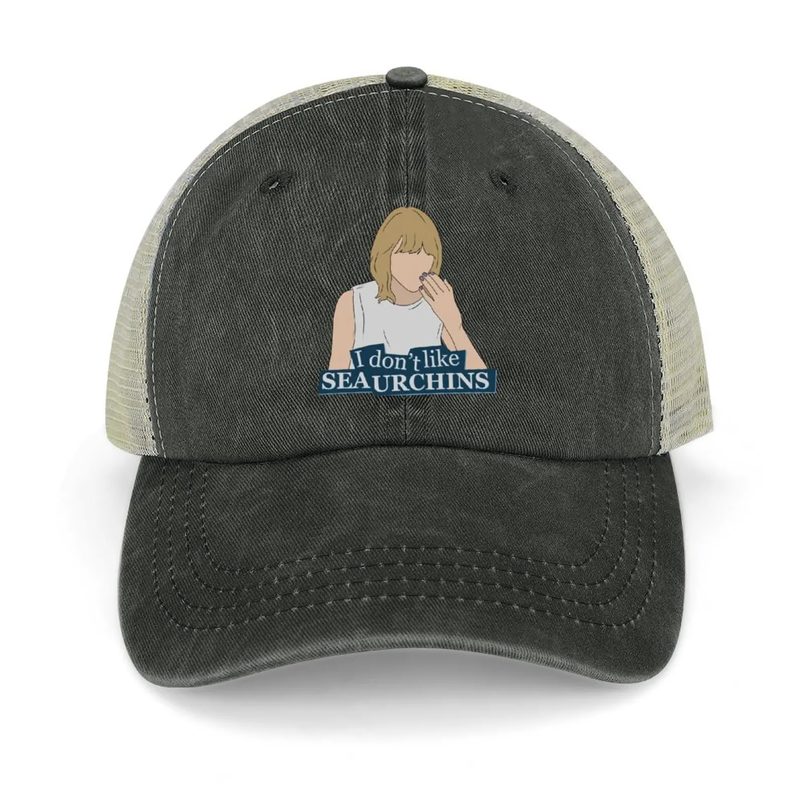 

I Don’t Like Sea Urchins Cowboy Hat Snap Back Hat foam party Hat Gentleman Sun Cap Hats For Women Men's