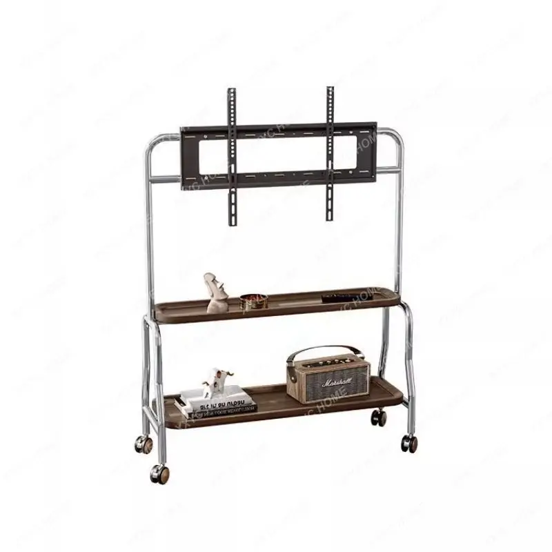 

Small Apartment Living Room Floor Stand Movable TV Cabinet