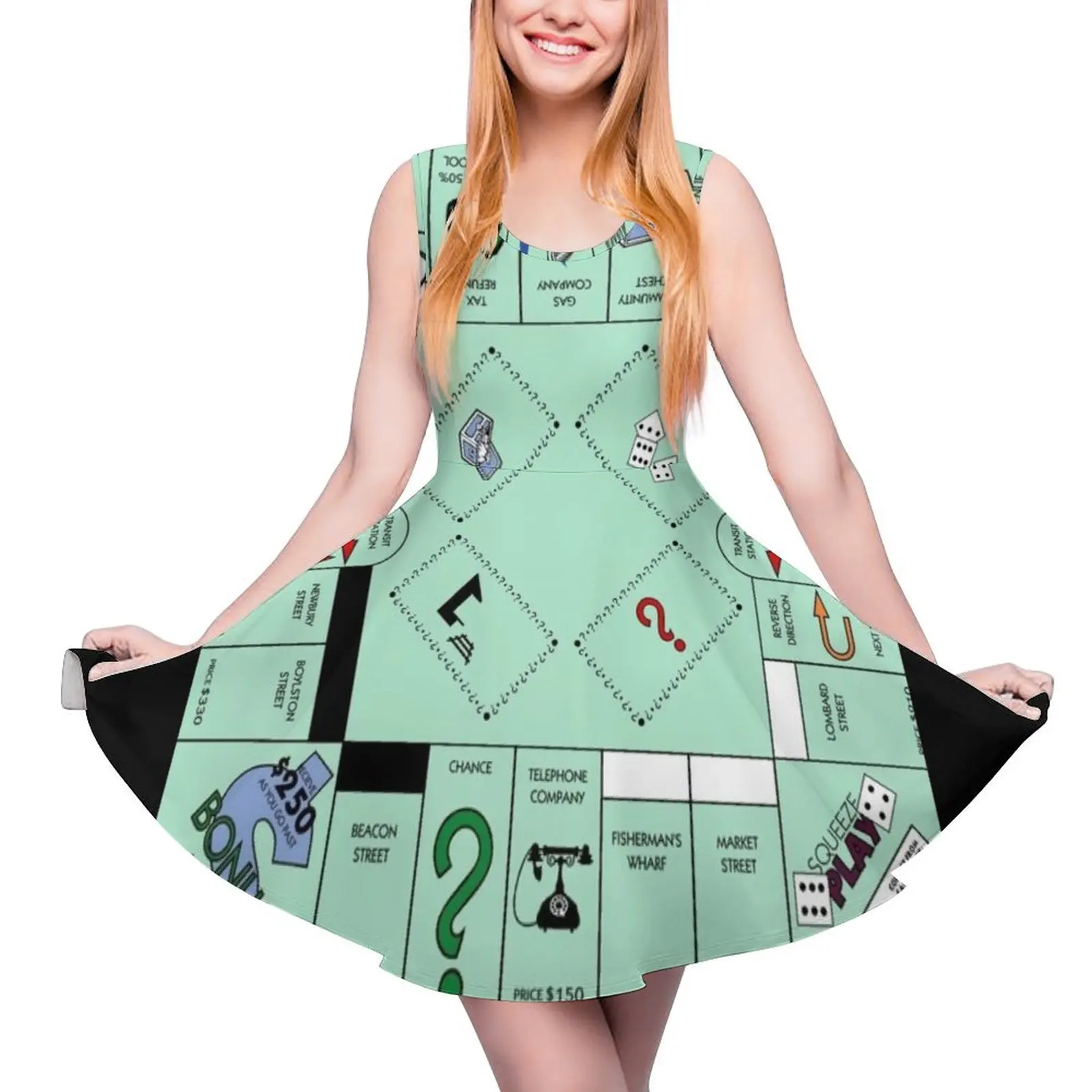 

Board Round Neck Dress Women's dress summer clothes birthday dress for women luxury 2024