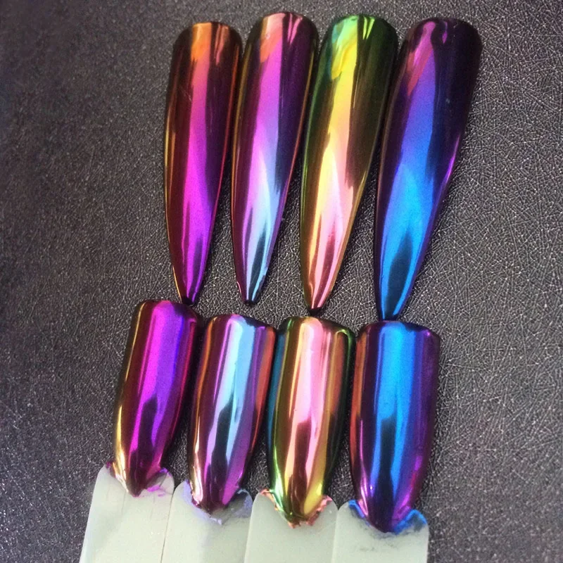 0.5g high grade chameleon powder chrome mirror nails powder pigment sequins nail art glitter decoration for gel nail polish