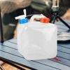 Portable Folding Bucket with Faucet Large Capacity Foldable Drinking Water Bucket Clear Water Storage Jug for Emergency Survival 6