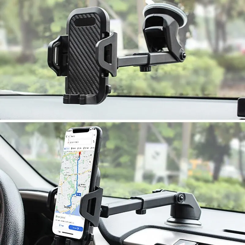 Nouveau support de téléphone GPS pour les chauffeurs de camion de voiture  universel amélioré support mains libres tableau de bord pare-brise évent