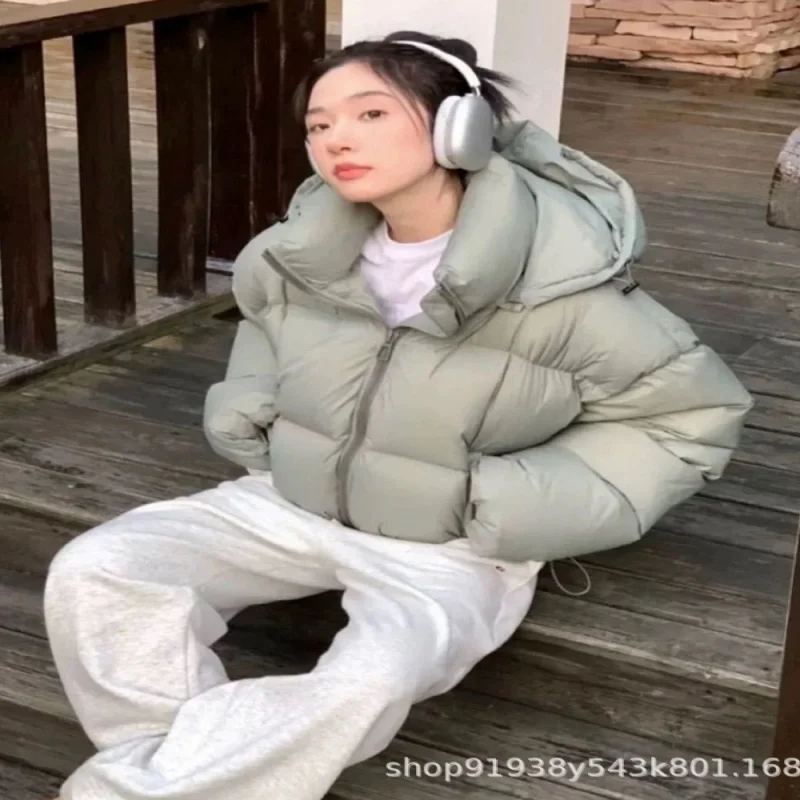 

Short down Jacket Women 2023 New Winter Hooded Loose Thick Hooded High Quality Coat