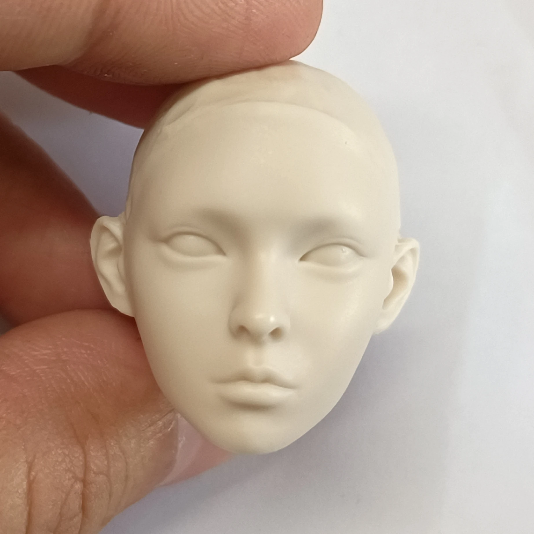 Unpainted 1/6 Scale Beauty Head Sculpt Model For 12'' Action Figure ...