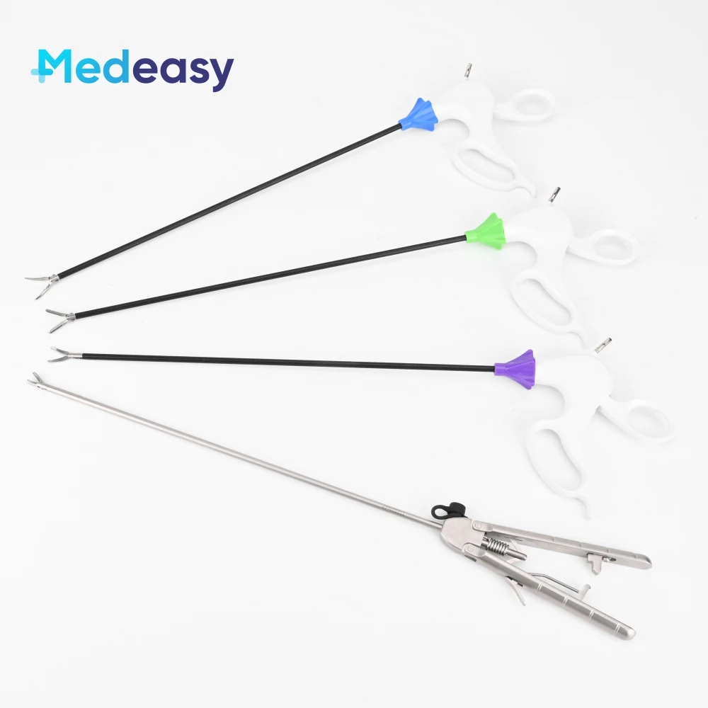 Laparoscopic Simulation Trainer Tools Laparoscopy Training Instruments Forceps Grasper/Dissector/Scissors Curved/Needle Driver