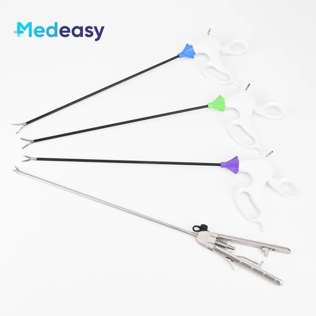 Laparoscopic Simulation Trainer Tools Laparoscopy Training Instruments Forceps Grasper/Dissector/Scissors Curved/Needle Driver 1