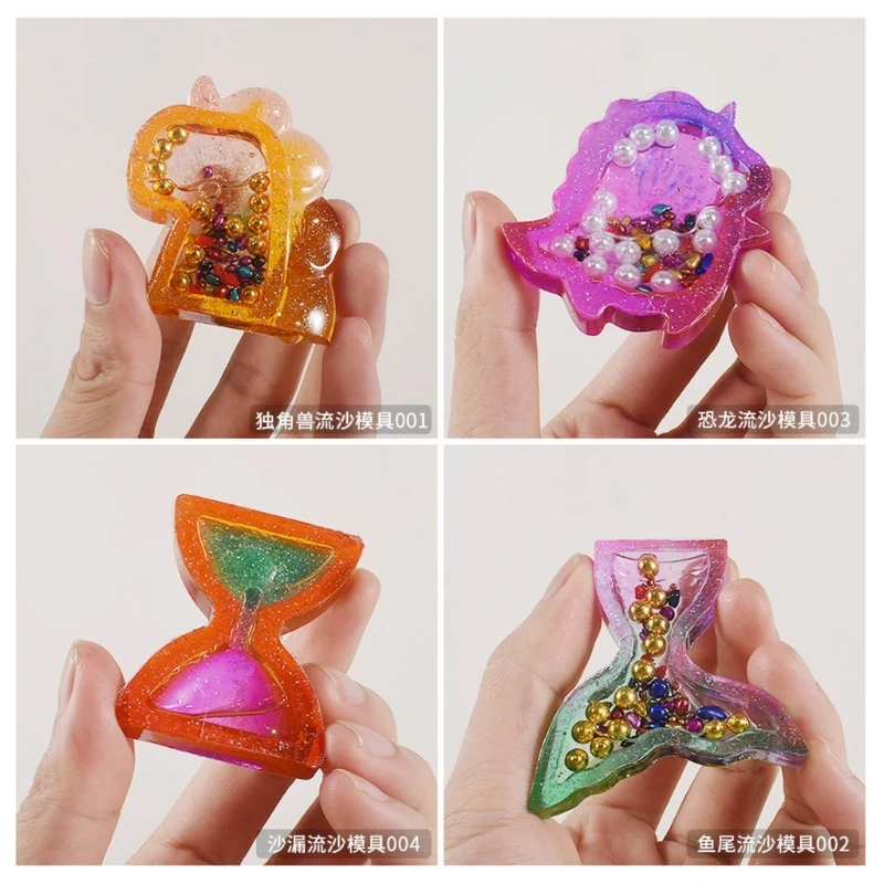 Рисунок 2 - Разноцветные формы из эпоксидной