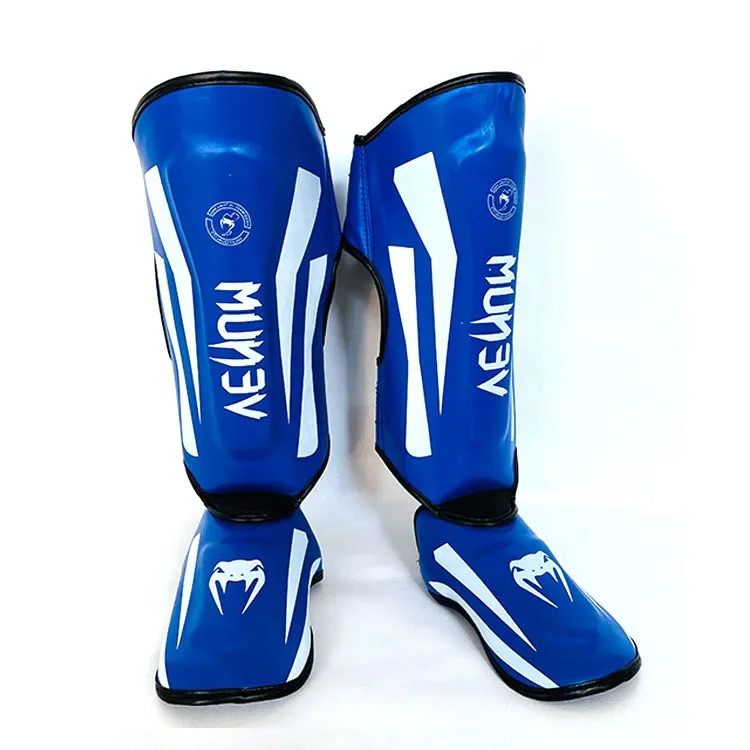Thai Boxing Sanda Leg Guards  Path Protection Free Fighting Taek wondo Knee Guard Body Guard Foot Back Adult Children Boxing