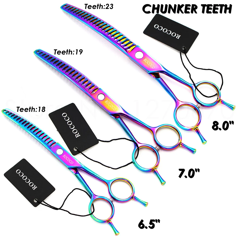 Pet Downward Curved Thinning Scissors 6.5 7 8 inch Professional Dog Shark Thinning Shears Cat Grooming Clipper Hair Cut Tools dog grooming scissors dog grooming scissors kit