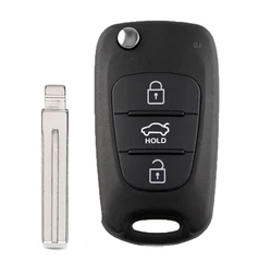 Enhanced Car Key Shell for Select Hyundai and Kia Models (Key Shell Style 5)