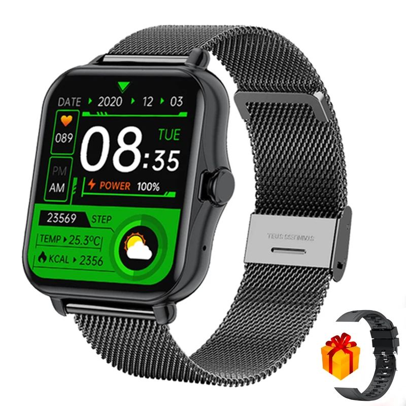 GEJIAN New Bluetooth Call Smart Watch Men Full Touch Screen ECG Heart Rate Blood Pressure Smart Watch Women APP Information Push 