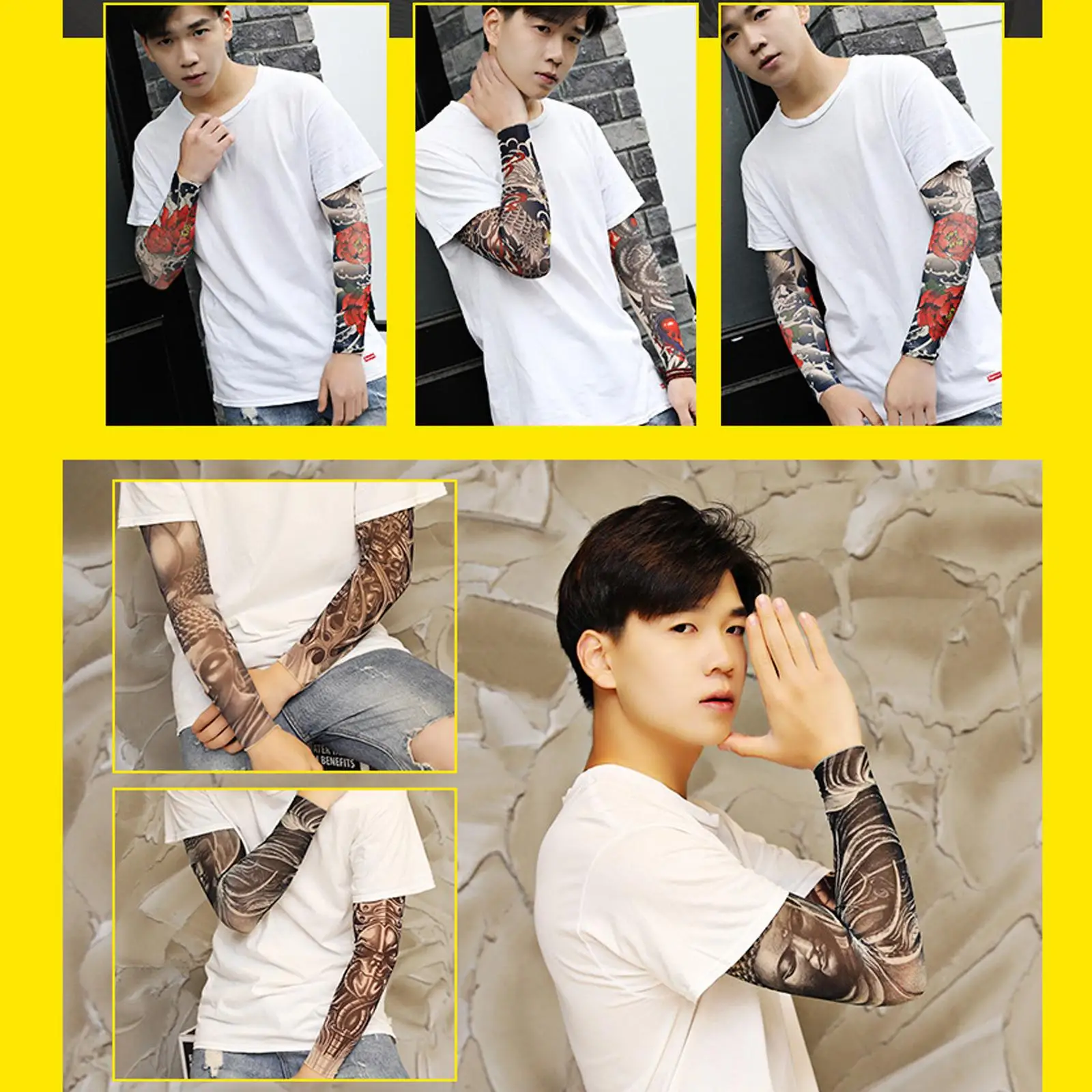 Cooling Arm Sleeves Cover up Sports for Walking Basketball Tennis