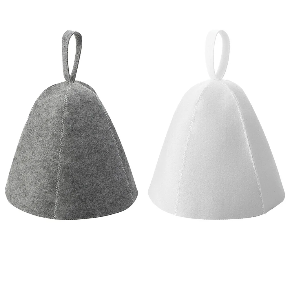 Sauna Hat Anti Heat Cap Russian Banya Cap Russian Style Shower Cap Sauna Hat Sauna Vaporarium Bath Accessories 6