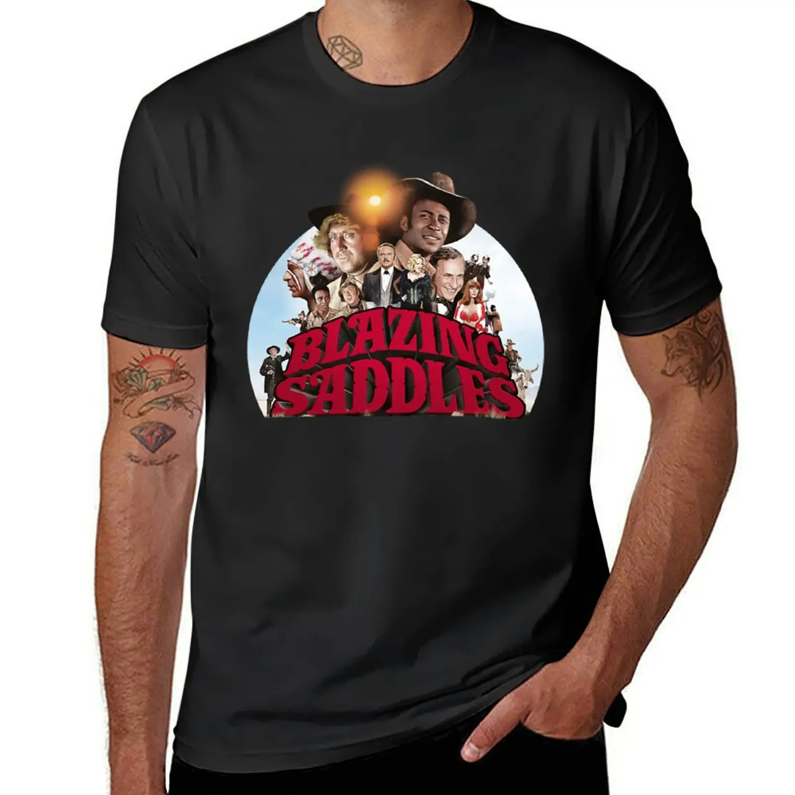 

Blazing movie Saddles (10) 2 V-neck Unisex T-Shirt plus sizes hippie clothes korean fashion big and tall t shirts for men