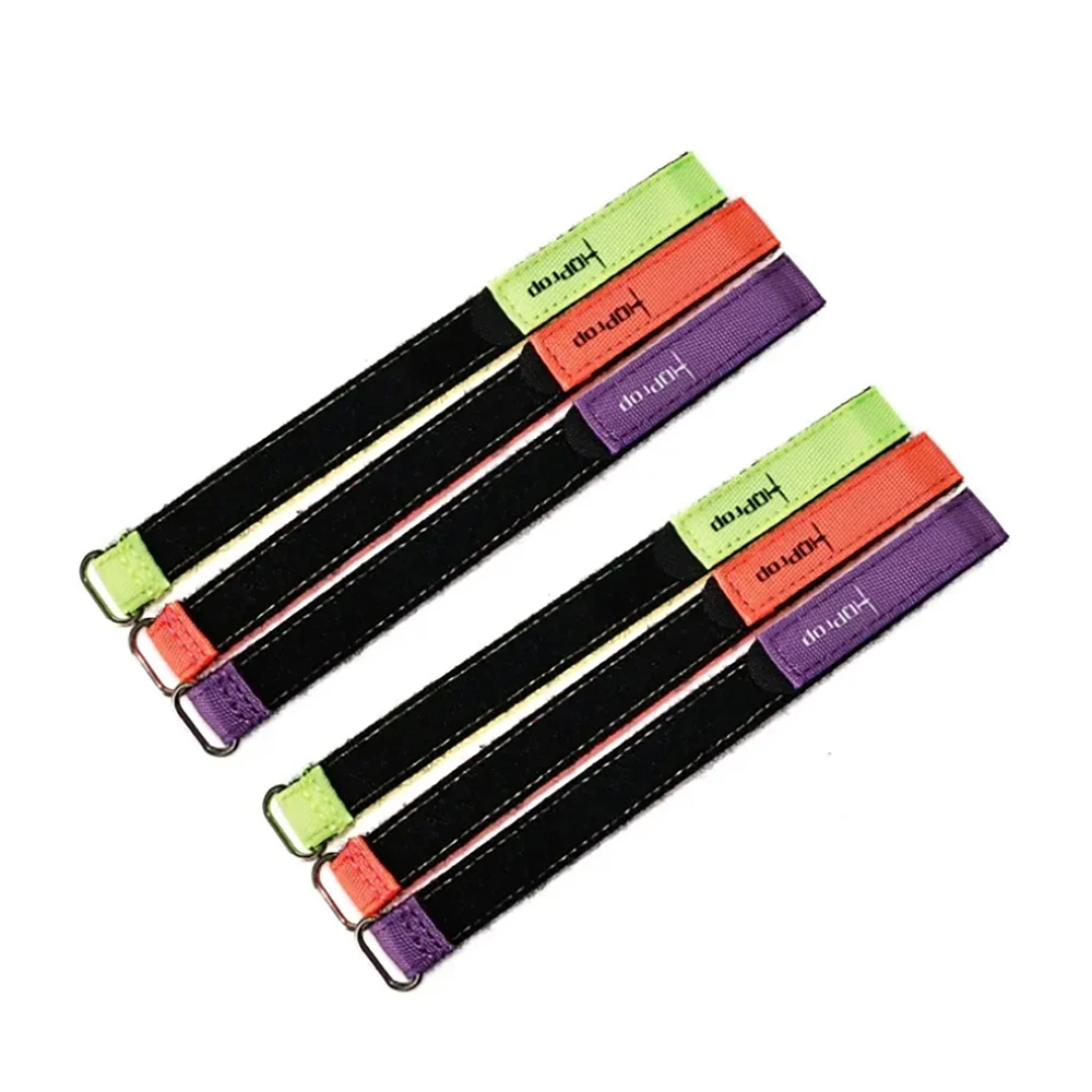 6PCS 250*15mm HQProp Magic Sticker Metal Buckle Battery Strap 250mm for RC FPV Racing Freestyle Drones 4S 6S Lipo Batteriest
