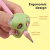 1/3/6Pcs Writing Corrector Children Writing Pencil Pen Holder 3/2 Finger Silicone Finger Posture Correction Tool for Kids Gifts 3