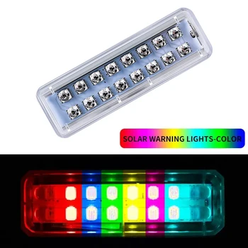 16 LED Solar Warning Strobe Light 5