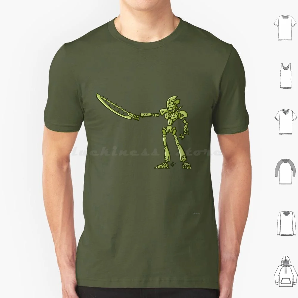 Bonk Boys : Lewa Nuva T Shirt Cotton Uomo Donna Stampa Fai Da Te Bionicle Lewa Green Robot Hero