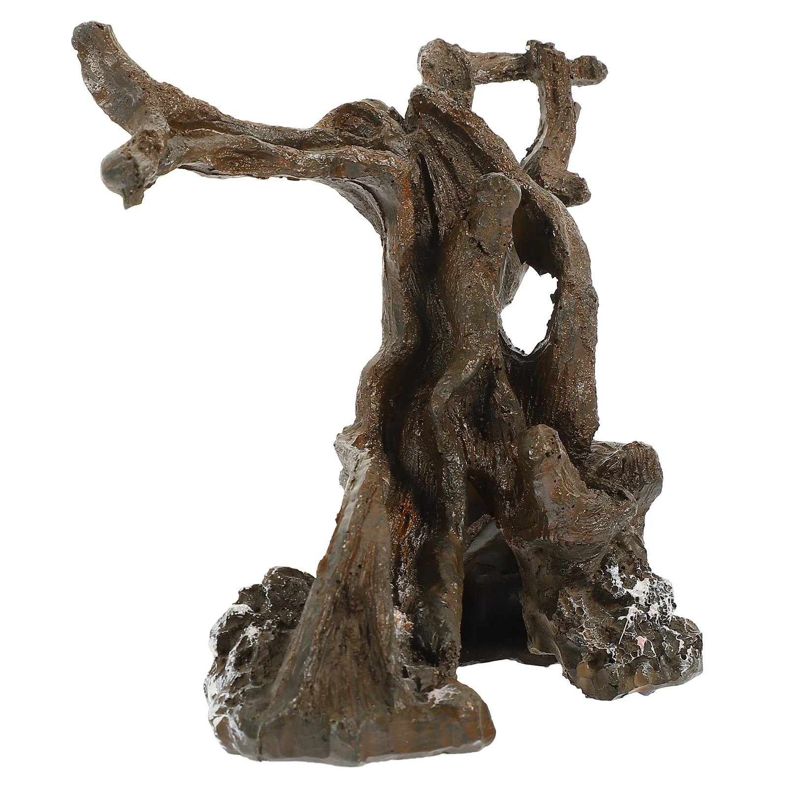 

Driftwood Decoration Driftwood for Fish Tank Underwater Resin Statue Adorns Tanks Simulation Tree Root Figurine Log Model