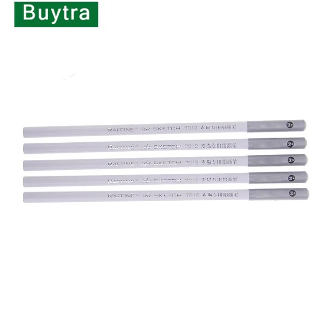 2 Pcs White Sketch Charcoal Pencils -Professional Hight Quality