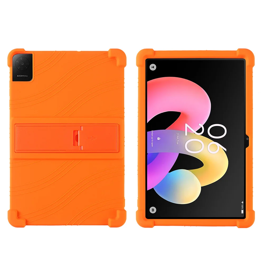 Protezione Tablet 11 Pollici Custodia Tablet TCL Tab 11 Gen 2 - Silicone Morbido Con Supporto Nero Custodia Con Supporto