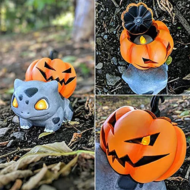 Pokemon waku-waku halloween mascote série gashapon brinquedos pikachu  sobble toxel morpeko yamper figura de ação modelo ornamento - AliExpress