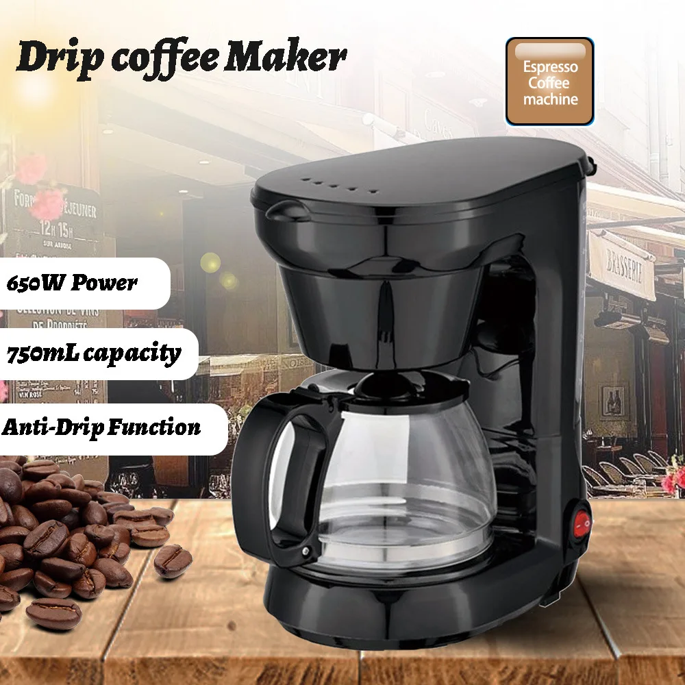 Coffee Machine Automatic Drip Coffee Machine American Milk Tea Machine Coffee Pot 1