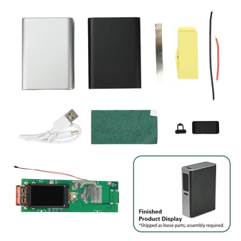 Modulo di Ricarica Rapida 22.5W, Display a Colori TFT da 0.96 Pollici, Kit Power Bank Digitale Fai-da-Te (Contenitore per Batteria 21700), Supporta PD/QC/SCP/VOOC