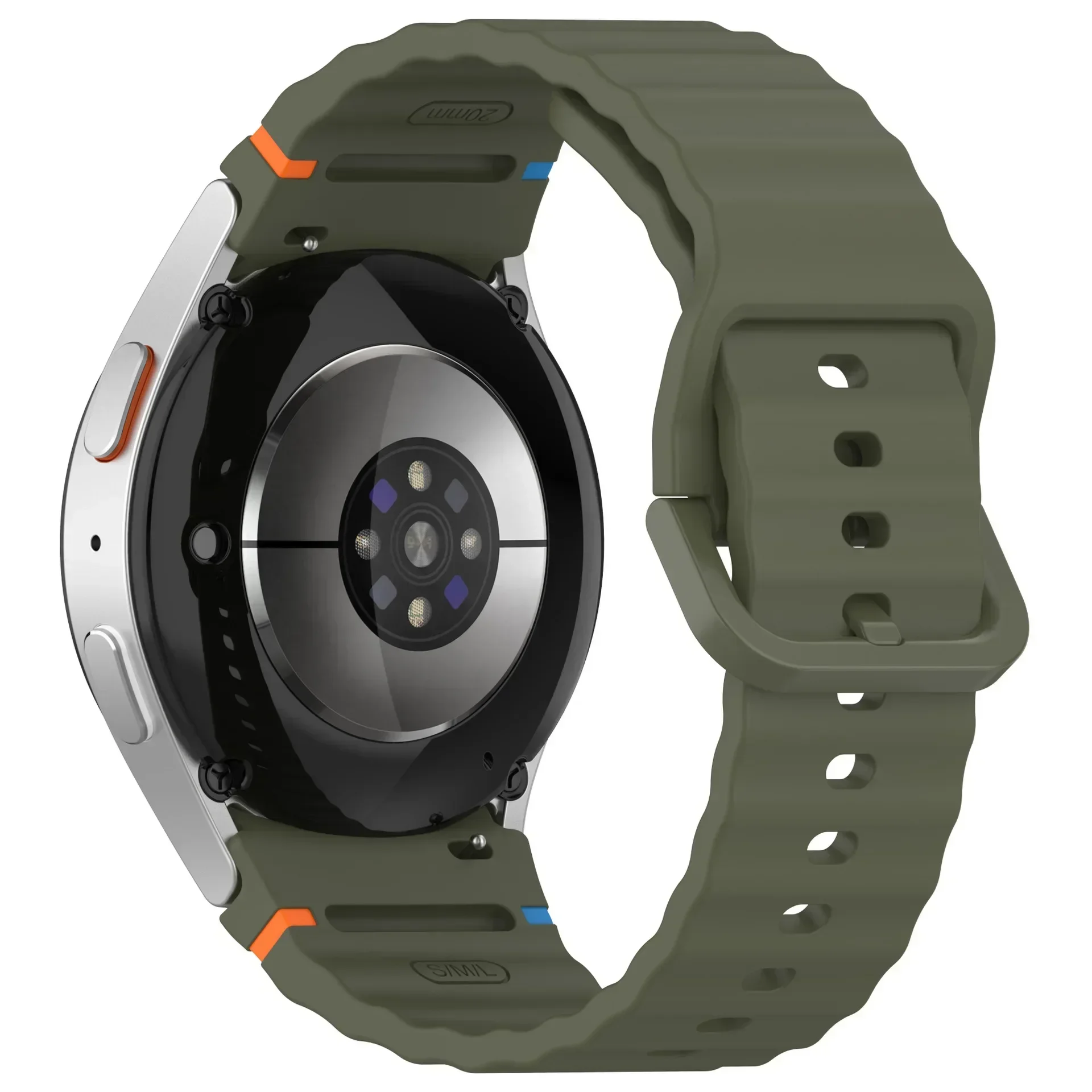 Enhanced Sport Silicone Watch Strap - Original Wristband for Samsung Galaxy Watches