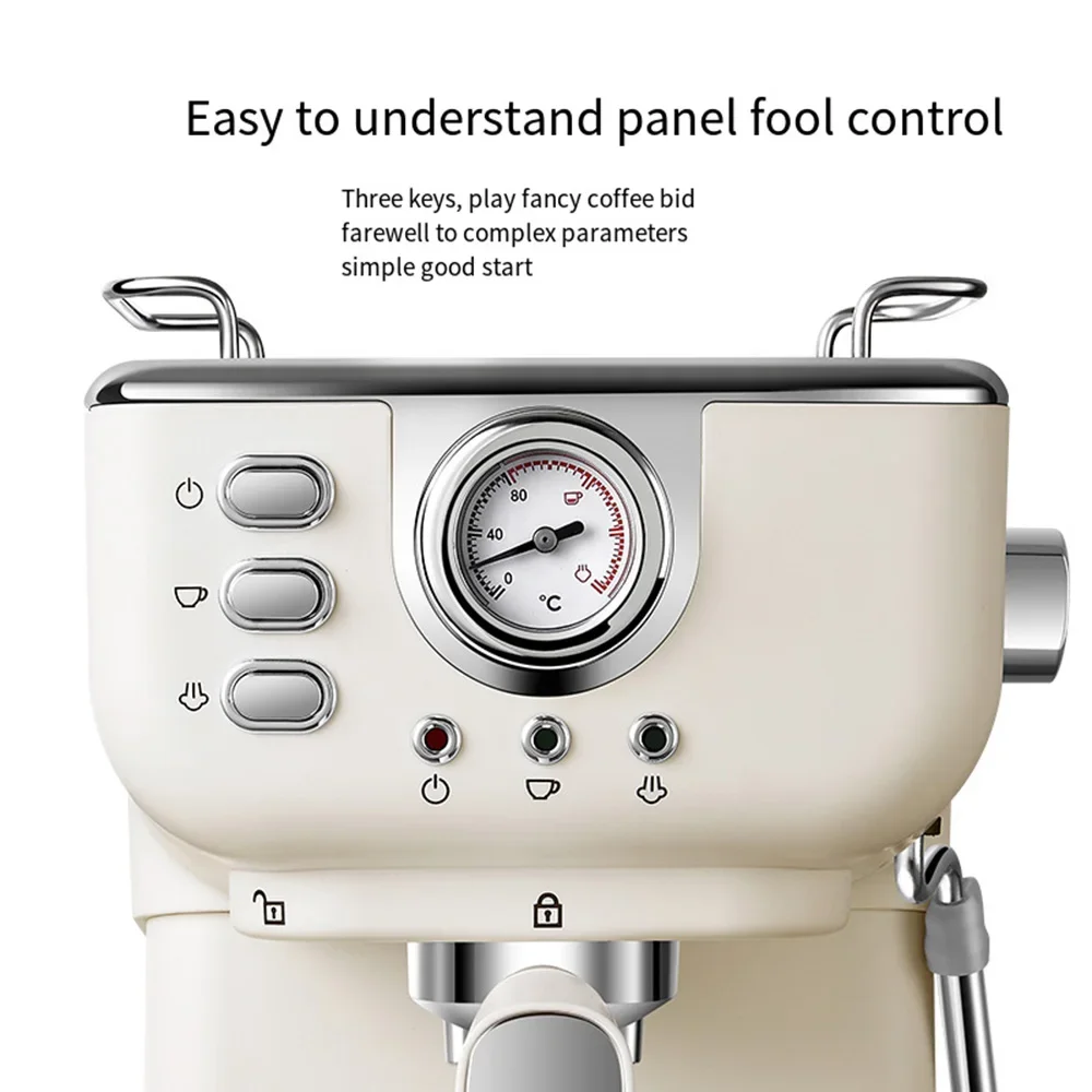 Houselin Espresso Machine 20 Bar Professional Espresso Maker Cappuccino Machine with Steam Milk Frother automatic coffee machine