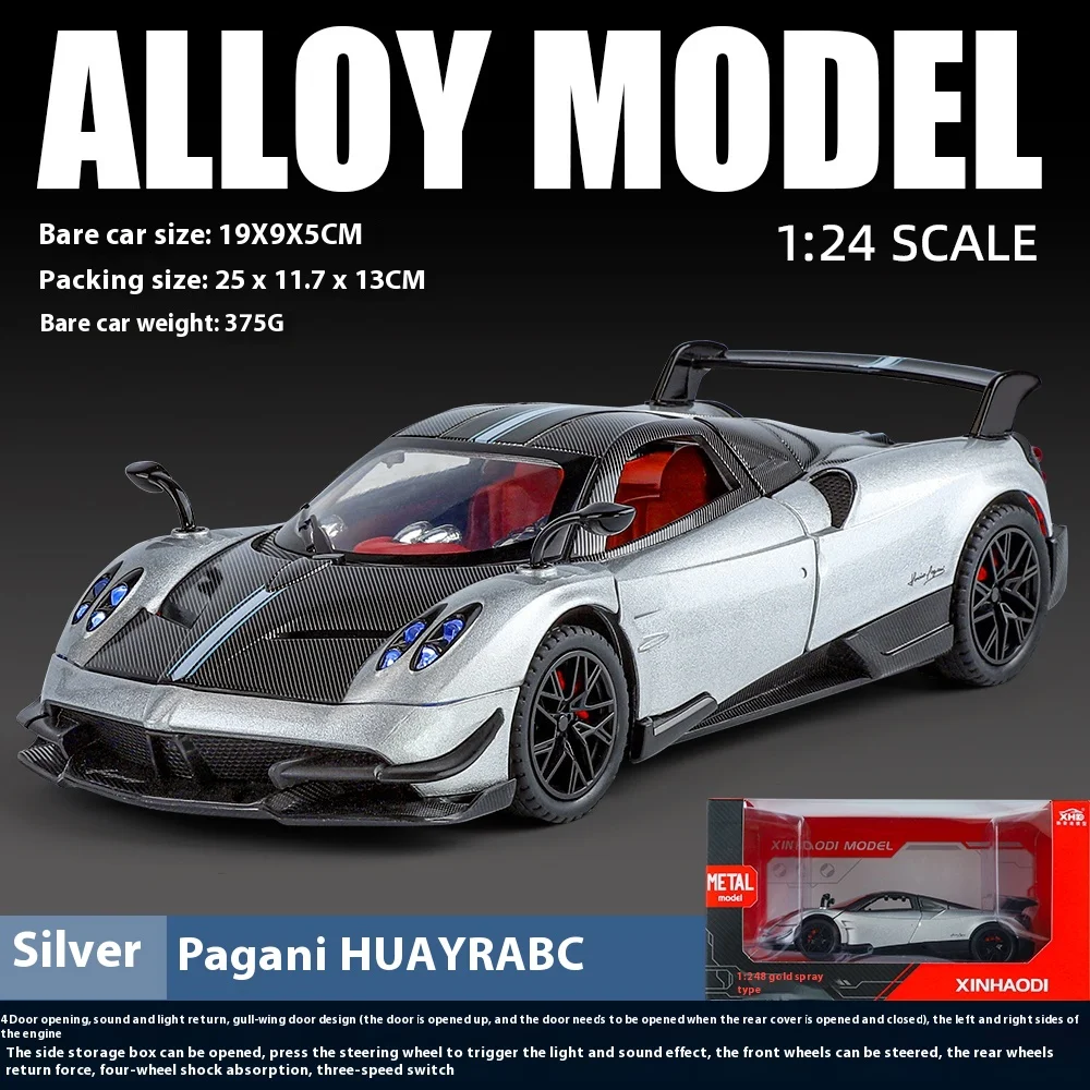 Modellino Auto in Metallo Pressofuso Pagani Huayra Roadster 1