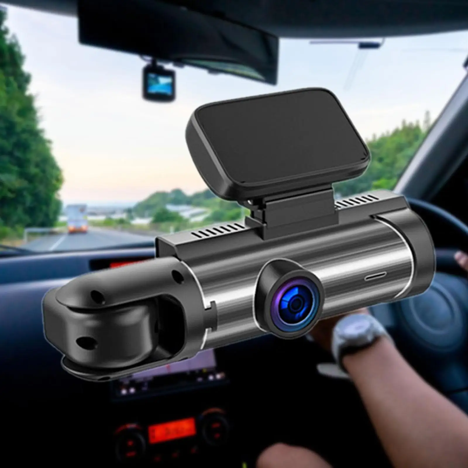 Dashboard Camera with Motion Detection Dual Lens IPS Screen Dash Cam Loop Recording for Car SUV 24 Hour Security Dashboard Camera with Motion Detection Dual Lens IPS Screen Dash Cam Loop Recording for Car SUV 24 Hour Security
