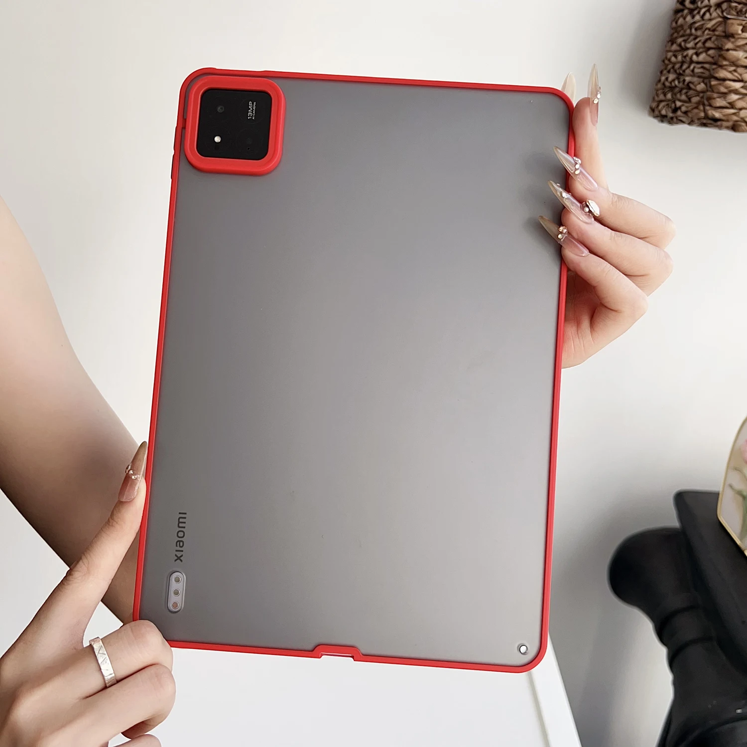Translucent Matte Shockproof Tablet Case - Hard Protective Cover