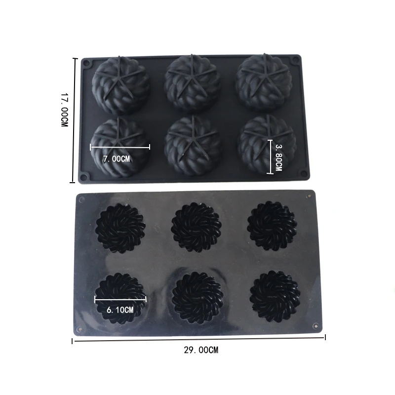 Mousse Kuchen Silikon Form Zwiebel Blume Rose Quadrat Runde Gebäck Backen Werkzeug Für Dessert Seife Kerze Machen Liefert Schokolade – Detail 12