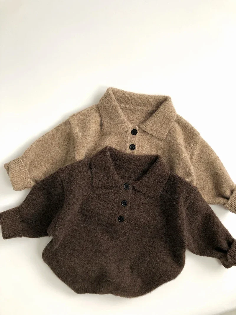 Kids Knit Sweater Autumn Pullover