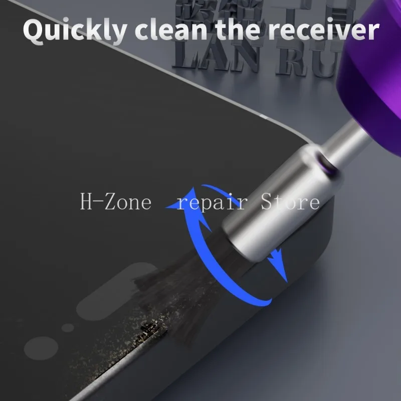 Lanrui 2.35mm/3.0mm QB95 먼지 제거 브러시, 마더보드, 테일포트, 이어폰, 스피커의 먼지 청소에 사용됨 10개/박스