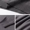 Korean Fashion Autumn Winter Sweaters Men Pullovers Fleece Turtleneck Knitted Sweatshirt Warm Bottoming Shirts 5