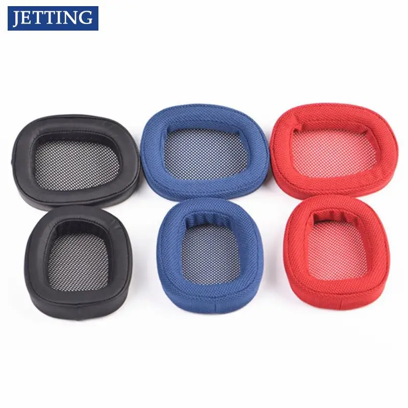 2 Pezzi Cuscinetti Per Le Orecchie Cuscinetti Per Le Orecchie Copricuscini Paraorecchie Per Logitech G35 G430 G432 G332 G930 F450 Cuffie Auricolari Ac