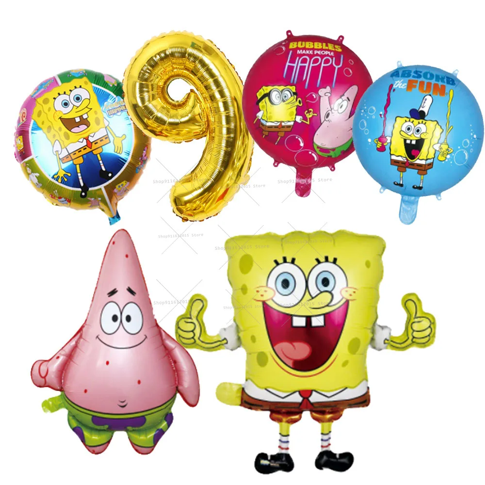 Spongebob Squarepants Number Ballons Patrick Star Bir vrogue.co